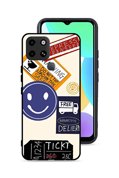 Tolwak غطاء حماية لهاتف Infinix Smart 6 مع ملصق نقل سريع مجاني