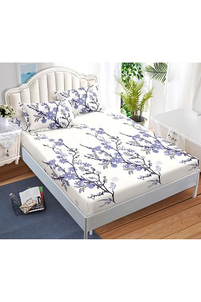 CHIRASO CHIRASO Set Bed Cover, Fine Cotton, 180x200 cm and 2 Pillowcases 80x52 cm