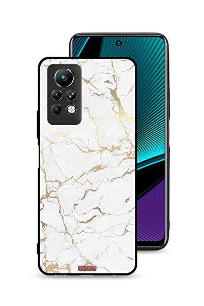 Tolwak غطاء حماية لهاتف Infinix Note 11 Pro بنقشة رخامية