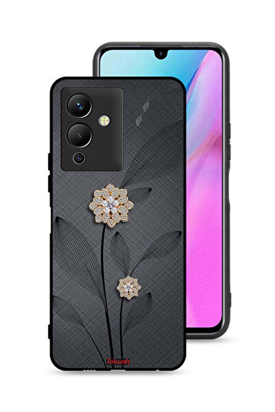 Tolwak غطاء حماية لهاتف Infinix Note 12 Pro 5G برسومات زهور ماسية