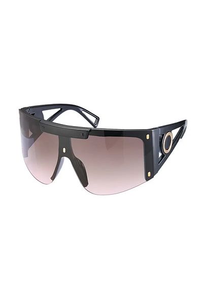 MBrands women's sunglasses, polarized, solid Black/Rose gold