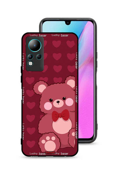 Tolwak غطاء حماية لهاتف Infinix Note 11 بتصميم الدب المحظوظ