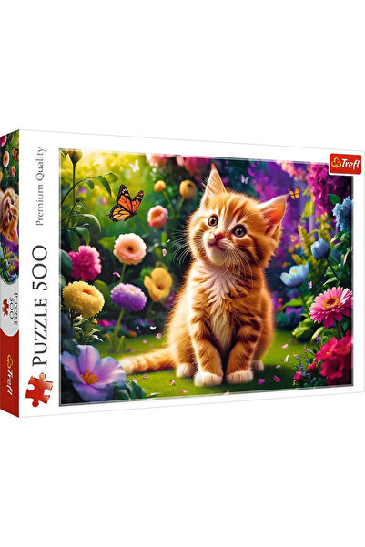 Trefl Puzzle PUZZLE TREFL 500 PISICUTA DRAGUTA
