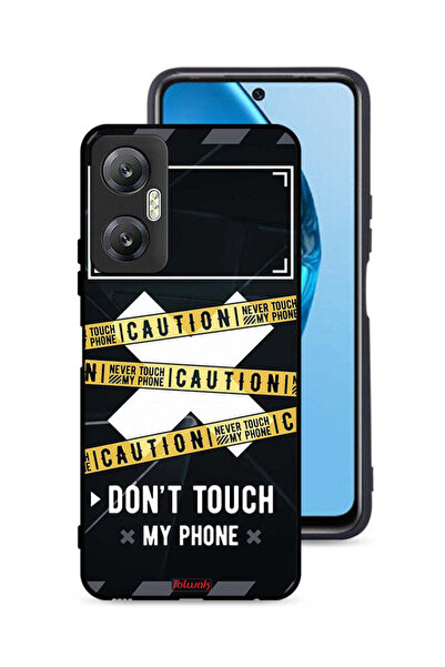 Tolwak غطاء حماية لهاتف Infinix Hot 20 5G تحذير: لا تلمس هاتفي أبدًا