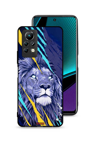 Tolwak غطاء حماية لهاتف Infinix Note 11 Pro الأسد الملك