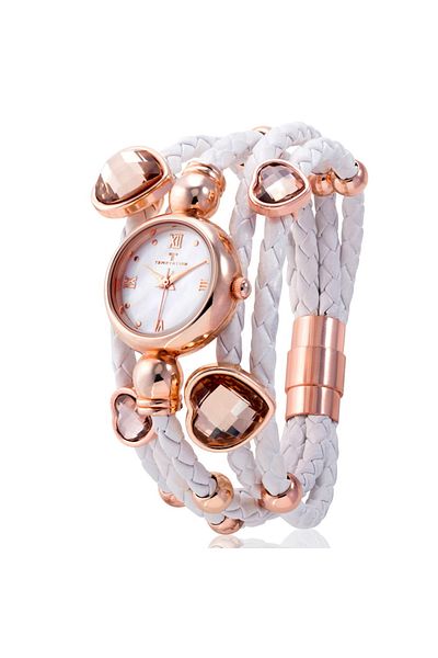 MBrands Temptation White-Pink Gold Women's Bracelet Watch