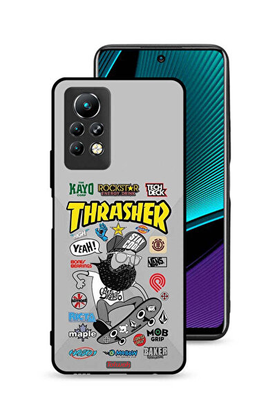 Tolwak غطاء حماية لهاتف Infinix Note 11 Pro بملصق Thrasher