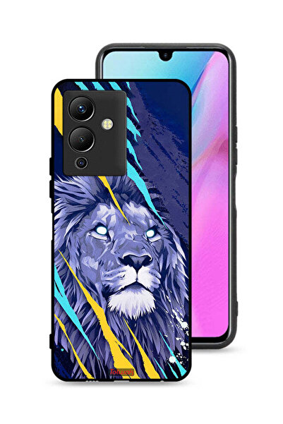 Tolwak غطاء حماية لهاتف Infinix Note 12 Pro 5G بطبعة الأسد الملك
