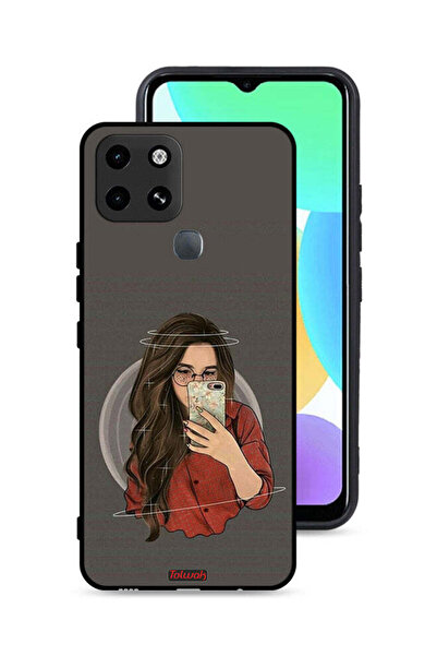 Tolwak غطاء حماية لهاتف Infinix Smart 6 لالتقاط صور سيلفي