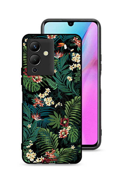 Tolwak غطاء حماية لهاتف Infinix Note 12 5G بنقشة أوراق استوائية