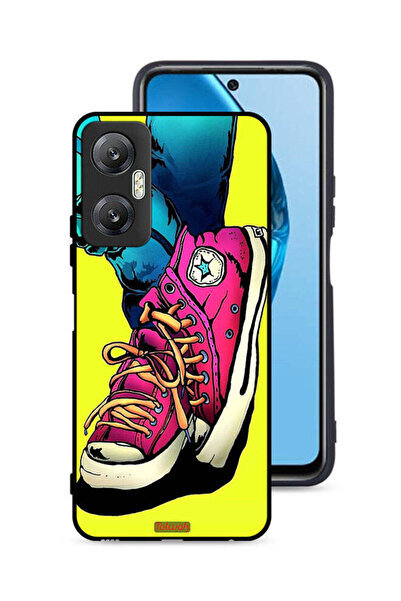 Tolwak غطاء حماية لهاتف Infinix Hot 20 5G بتصميم حذاء من القماش