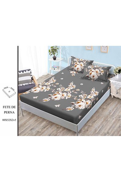 CHIRASO CHIRASO Set Bed Cover, Fine Cotton, 180x200 cm and 2 Pillowcases 80x52 cm