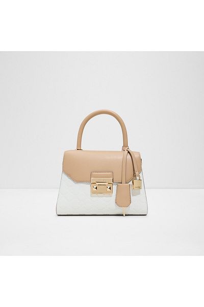 Aldo White L City Handbags for Female