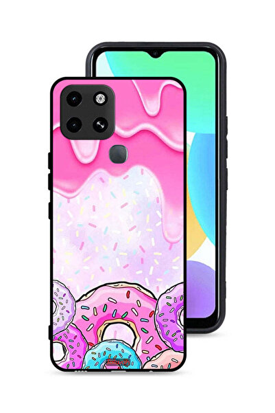 Tolwak غطاء حماية لهاتف إنفينيكس سمارت 6 - ألوان دونات