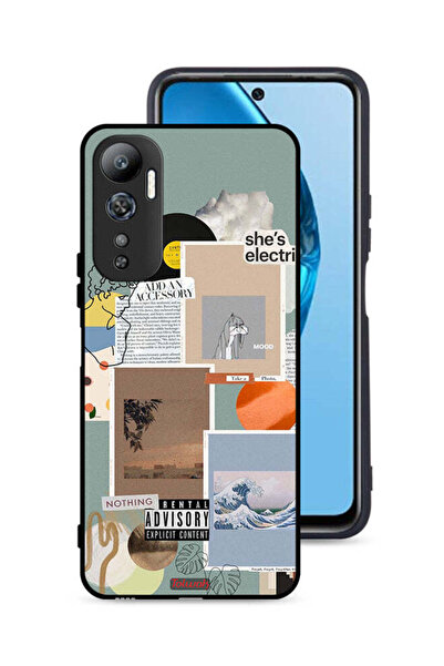 Tolwak غطاء حماية لهاتف Infinix Hot 20 4G بتصميم "She Is Electric"
