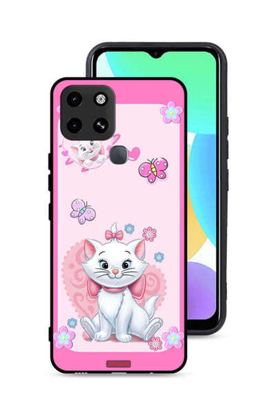 Tolwak غطاء حماية لهاتف إنفينيكس سمارت 6 على شكل قطة لطيفة