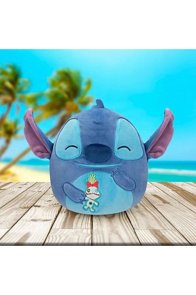 Squishmallows Stitch Holding Scrump – Kellytoy Plush | Soft & Colorful Stuffed Toy | Washable Squishy Cuddle Gift