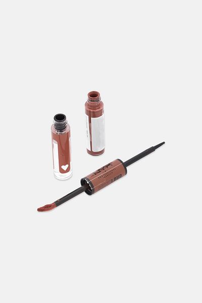 NYX Professional Makeup Long-Lasting Liquid Lipstick with Clear Lip Gloss, 6,8 ml