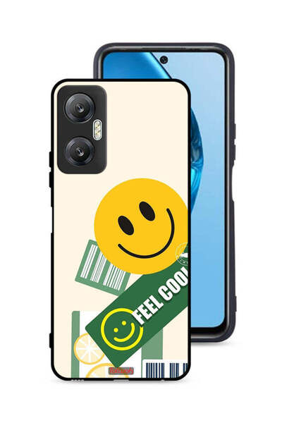 Tolwak غطاء حماية لهاتف Infinix Hot 20 5G بملصق Feel Cool