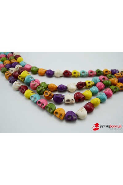 Prestij Boncuk Πολύχρωμες χάντρες από φυσική πέτρα