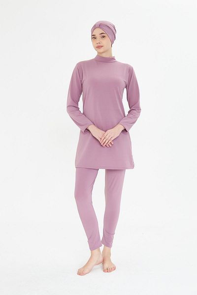 Fantasy Full Covered Lycra Hijab Swimsuit Pink 3485-P