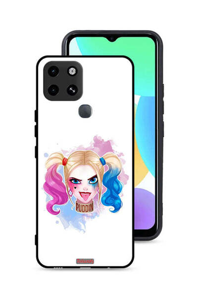 Tolwak غطاء حماية لهاتف إنفينيكس سمارت 6 برسومات هارلي كوين