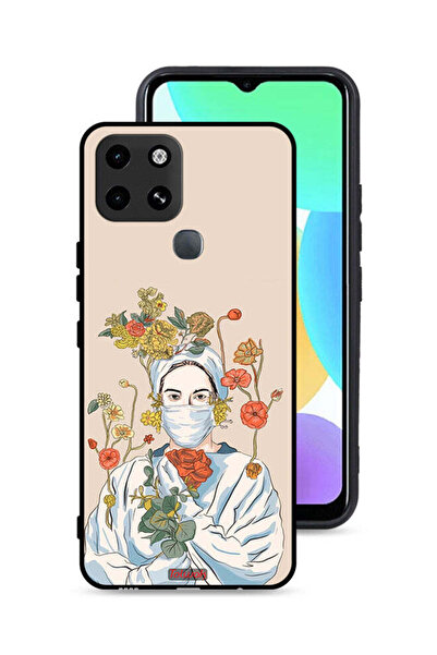 Tolwak غطاء حماية لهاتف Infinix Smart 6 بتصميم ممرضة فنية