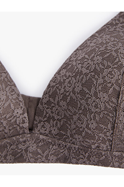 Koton Σουτιέν με άνετη εφαρμογή χωρίς κορσέ με δαντέλα