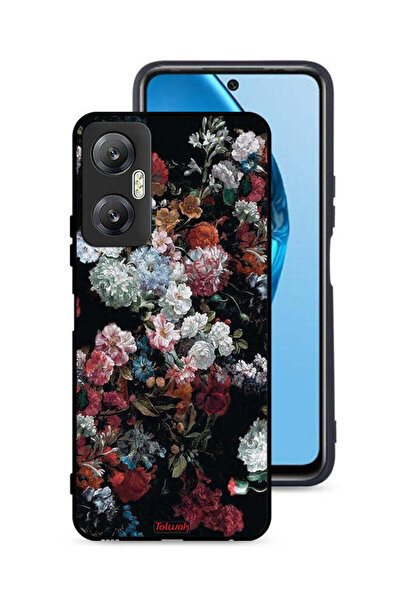 Tolwak غطاء حماية لهاتف Infinix Hot 20 5G بنقشة ورود عتيقة