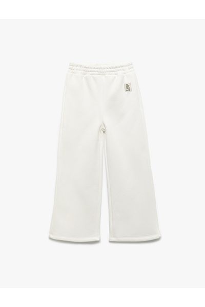 Koton Wide Leg Sweatpants with Elastic Waist