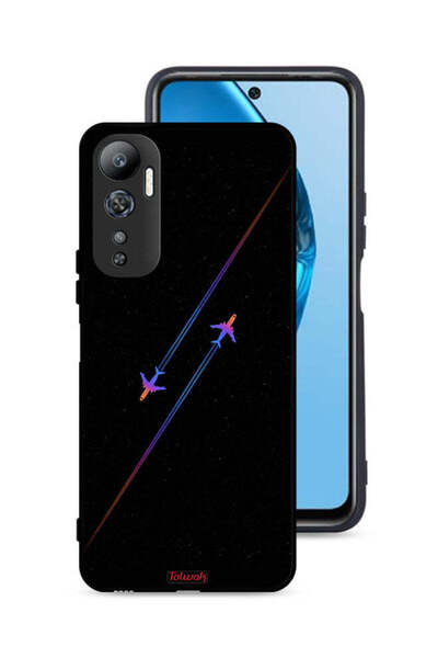 Tolwak غطاء حماية لهاتف Infinix Hot 20 4G برسومات طائرات