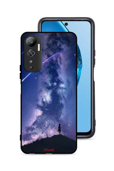 Tolwak غطاء حماية لهاتف Infinix Hot 20 4G بطبعة Moving Stars