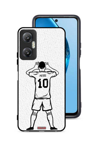 Tolwak غطاء حماية لهاتف Infinix Hot 20 5G برسومات ميسي سكيتش