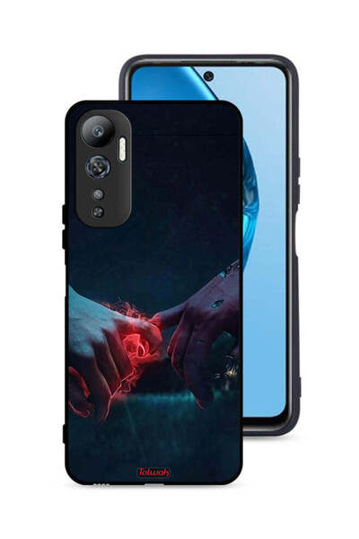 Tolwak غطاء حماية لهاتف Infinix Hot 20 4G بطبعة "أيدي محترقة"