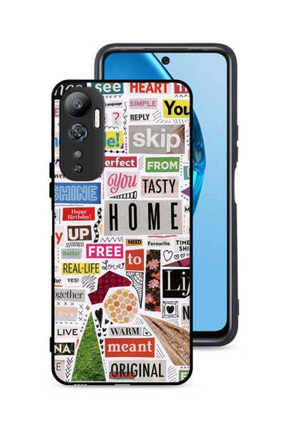 Tolwak غطاء حماية لهاتف Infinix Hot 20 4G مع ملصقات أصلية