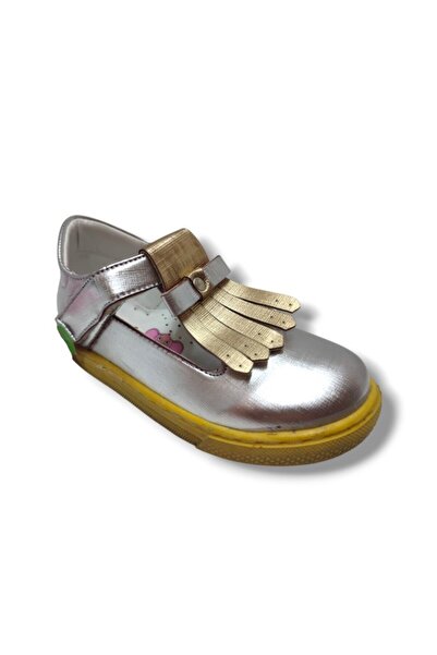 ŞİRİNGENÇ Şirinbebe 1742-20 Σανδάλια για κορίτσια με φούντες και ταινία Velcr...