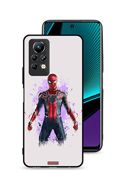 Tolwak غطاء حماية لهاتف Infinix Note 11 Pro بتصميم العنكبوت الحديدي