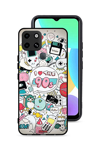 Tolwak غطاء حماية لهاتف Infinix Smart 6 - أحب التسعينيات