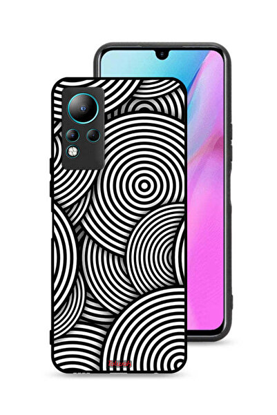 Tolwak غطاء حماية لهاتف Infinix Note 11 بنمط دوائر وهمية