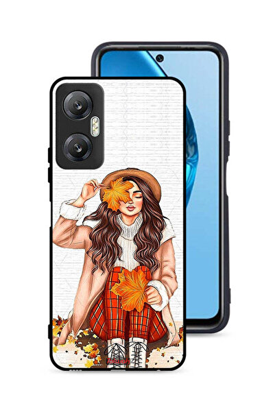 Tolwak غطاء حماية لهاتف Infinix Hot 20 5G يحمل صورة أوراق الخريف
