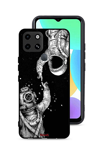 Tolwak غطاء حماية لجهاز Infinix Smart 6 بتصميم رواد الفضاء