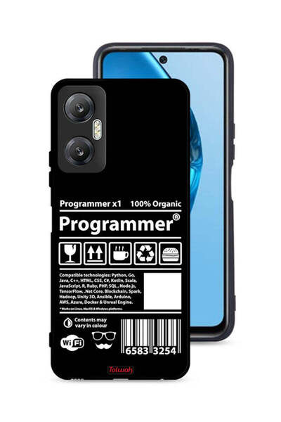 Tolwak غطاء حماية لجهاز Infinix Hot 20 5G مع ملصق مبرمج