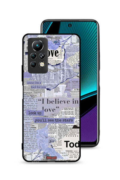 Tolwak غطاء حماية لهاتف Infinix Note 11 Pro بنقشة صحيفة