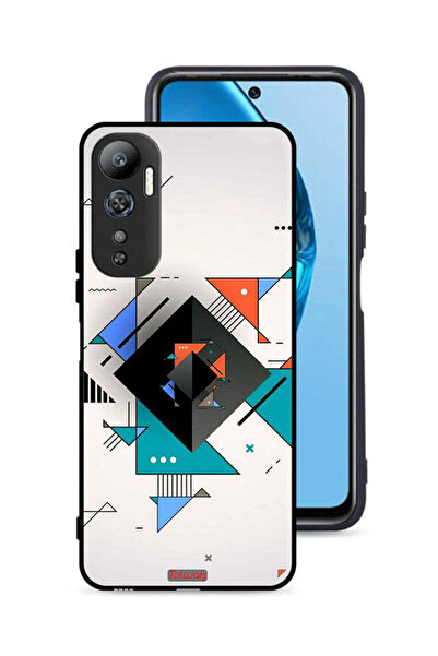 Tolwak غطاء حماية لهاتف Infinix Hot 20 4G بأشكال مربعة ومثلثة ونمط تجريدي