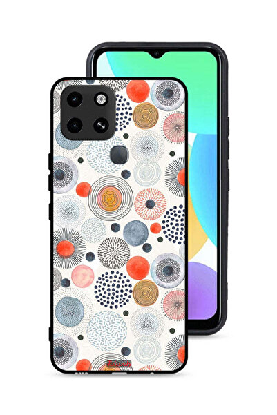 Tolwak غطاء حماية لهاتف إنفينيكس سمارت 6 بنقشة زهور قطنية