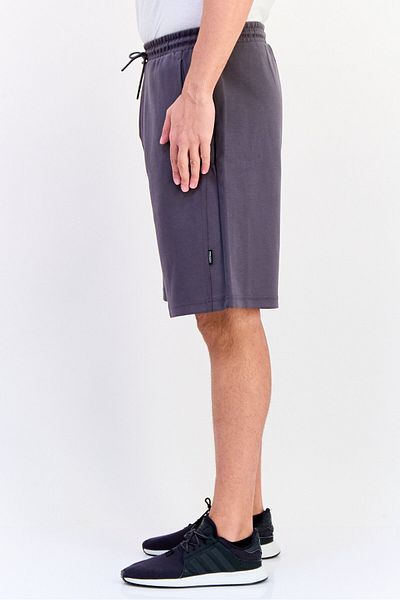 Giordano Men G Motion Solid Outdoors Shorts, Grey