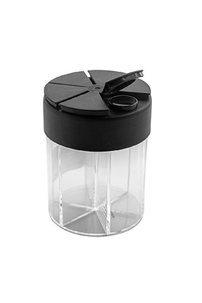 BASURRAH 6-Compartment Spice Box – Multi-Section Container for Spices, Herbs & Condiments