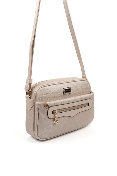 Silver Polo Silver & Polo Beige - S.Beige Sp491 Women's Crossbody Bag