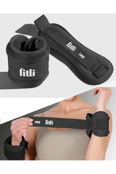 Fitli Greutati pentru glezne,incheieturi, brate ,1.5kg, Negru