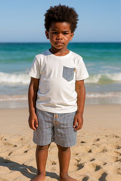 CiciTime Çocuk Modası Boy's Summer Casual Shorts Suit
